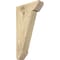 Ekena Millwork Traditional Slat Rough Sawn Bracket, Douglas Fir, 4"W x 14"D x 26"H BKT04X14X26TRA06RDF - alternate 1